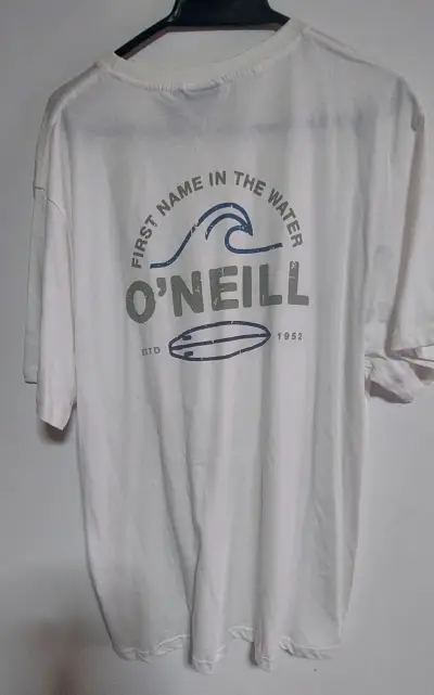 Polera O'Neill Hombre Blanca Talla XL Nueva - miniatura 2