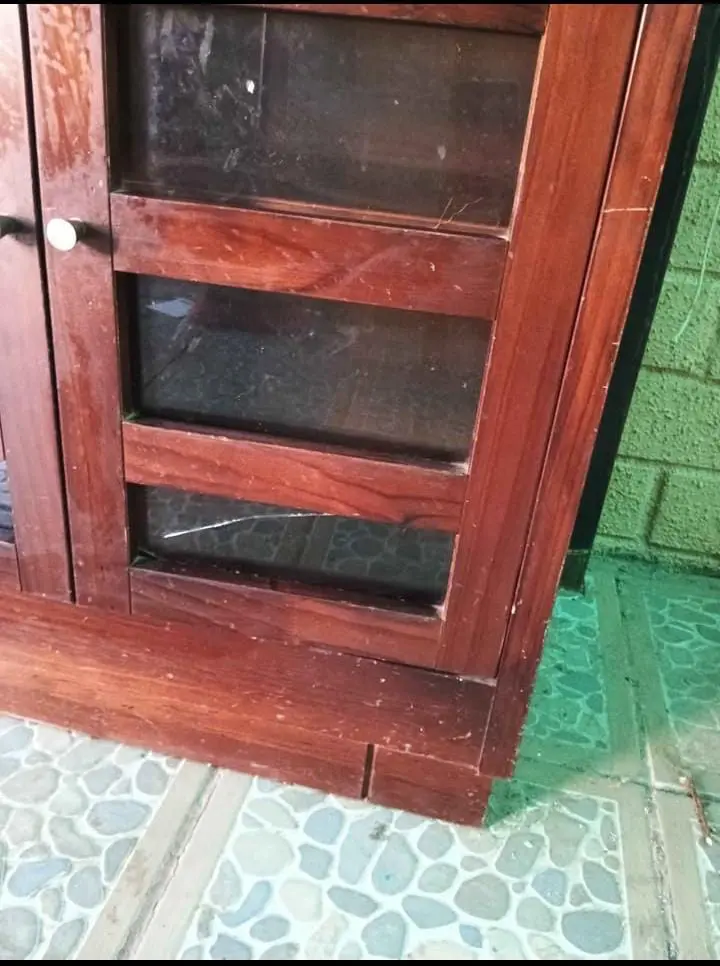 Vitrina Magefesa de madera con puertas de vidrio - 4