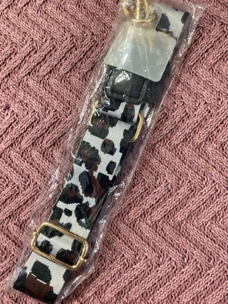 Correa ajustable con estampado animal print - 2