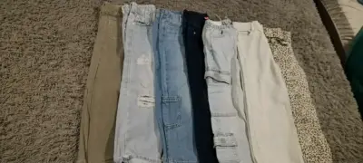 Lote de pantalones de mezclilla de niña en talla 6 - miniatura 1