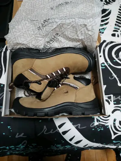 Zapatos de seguridad negros con detalles azules V-REX - miniatura 3