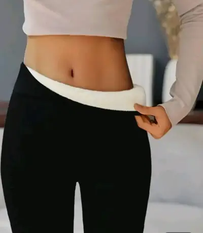 Leggings térmicos negros para mujer - miniatura 4
