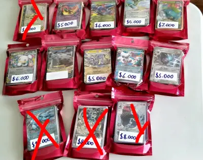 Lote de 100 cartas Pokémon - miniatura 3
