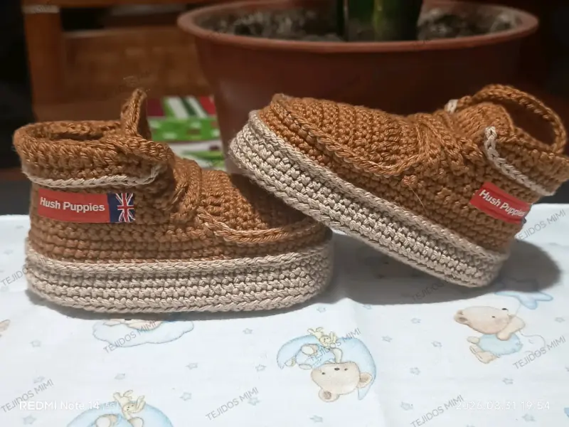 Zapatitos tejidos para bebé Hush Puppies - 1