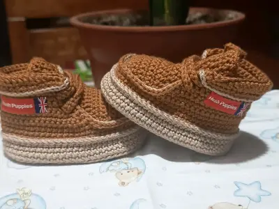 Zapatitos tejidos para bebé Hush Puppies - miniatura 3
