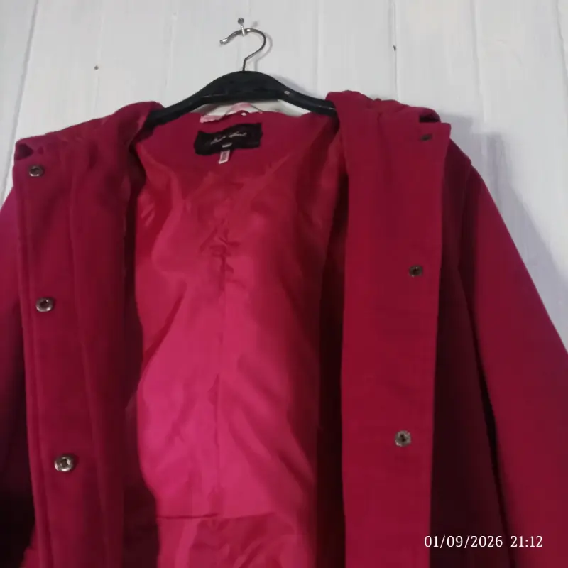 Abrigo color magenta Brave Soul para mujer - 2