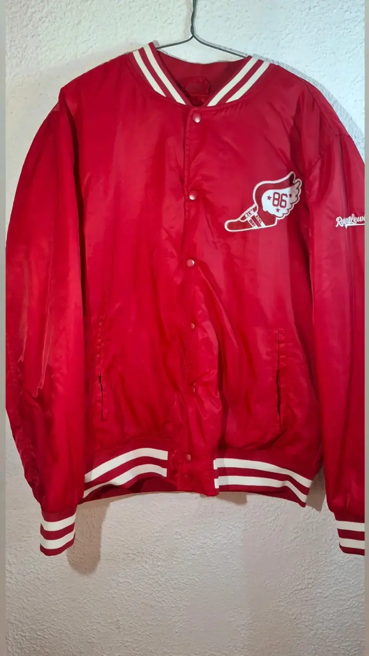 Chaqueta bomber roja Robert Lewis estilo urbano - 1