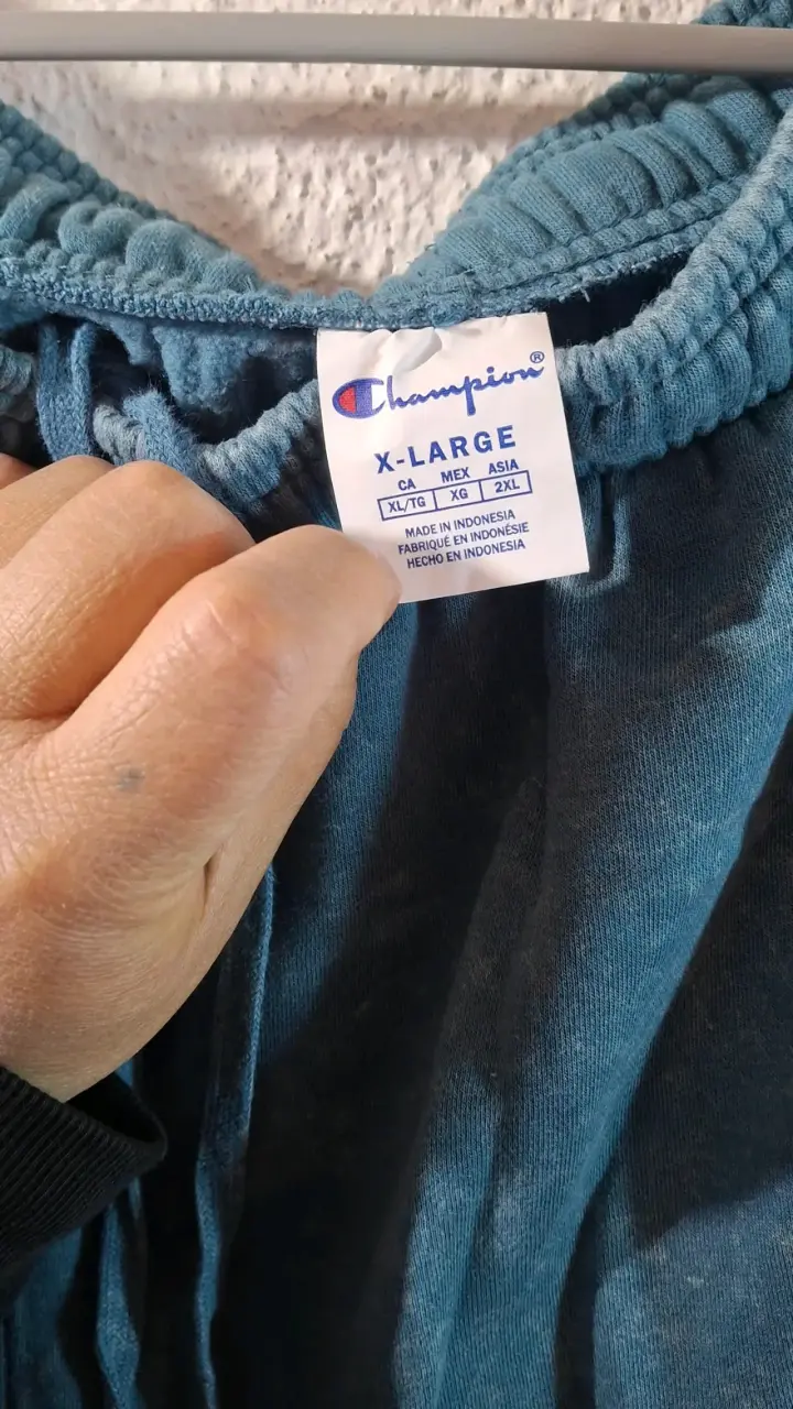 Conjunto deportivo Champion azul talla XL - 3