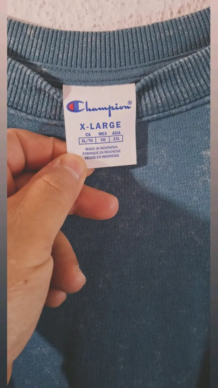 Conjunto deportivo Champion azul talla XL - 4