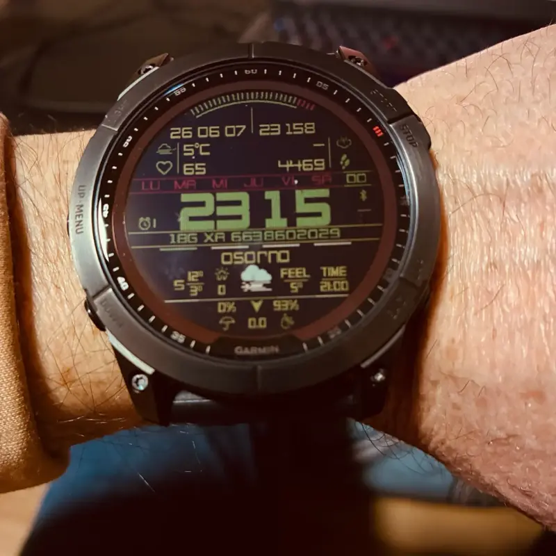 GARMIN FENIX 7X SOLAR SAPPHIRE - 6