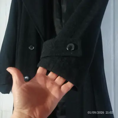 Abrigo largo con botones para mujer - miniatura 2