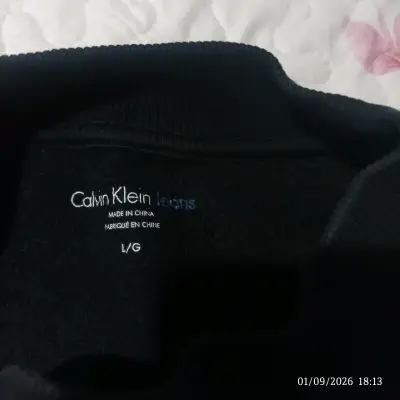 Polerón negro Calvin Klein. - miniatura 3