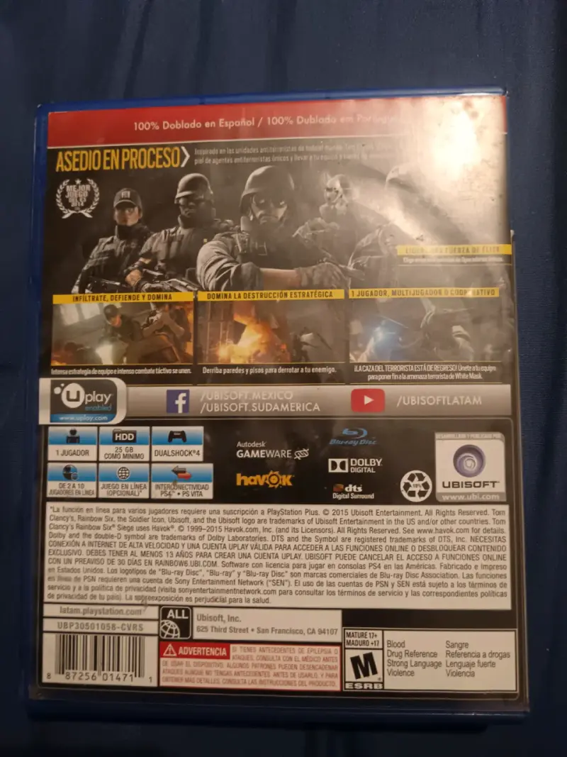 Juego PS4 Tom Clancy's Rainbow Six Siege - 2
