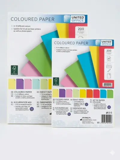 Papel de colores A4 para impresoras 200 hojas - miniatura 2