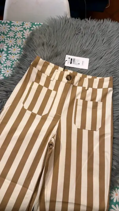 Pantalones a rayas mujer - Basement - miniatura 1