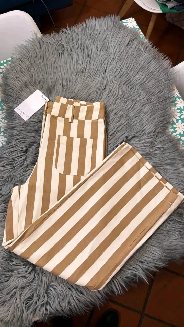 Pantalones a rayas mujer - Basement - 2