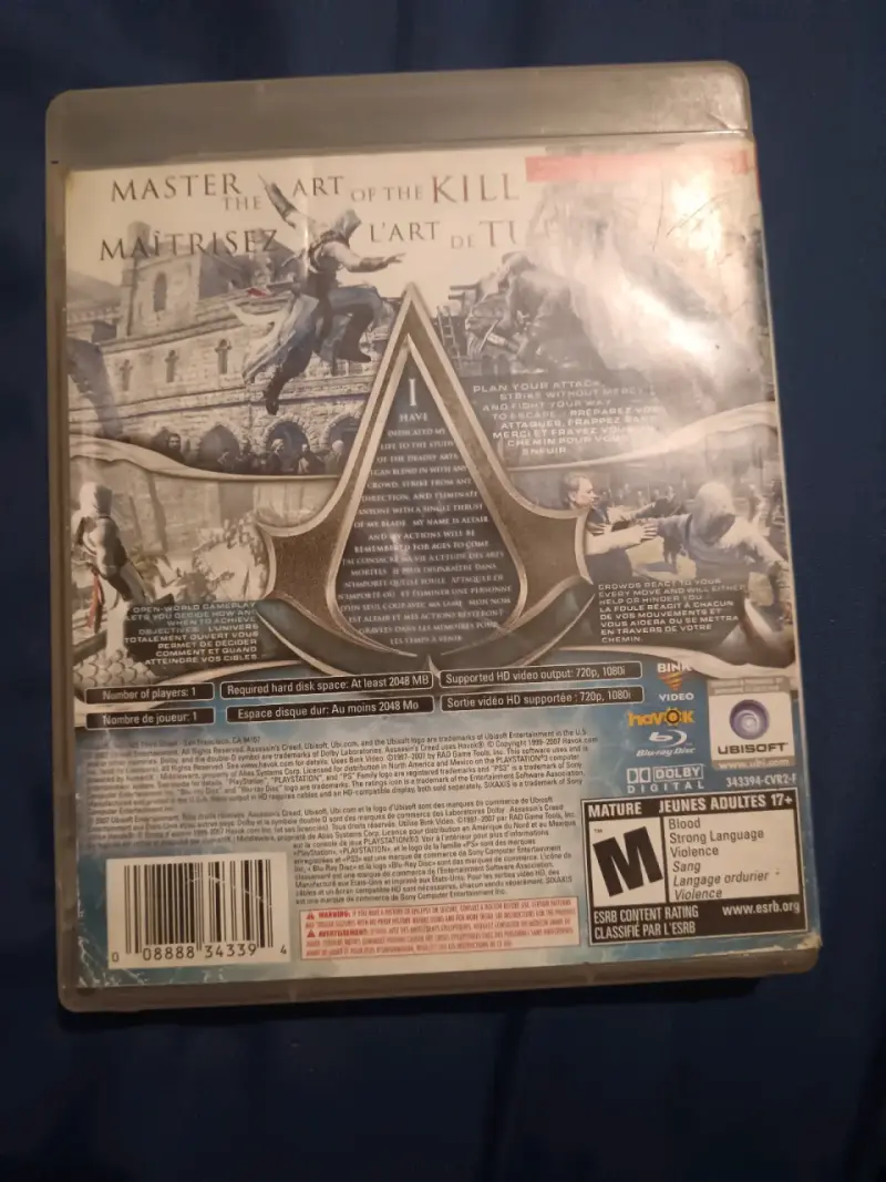 Juego PS3 Assassins Creed 1 - 2
