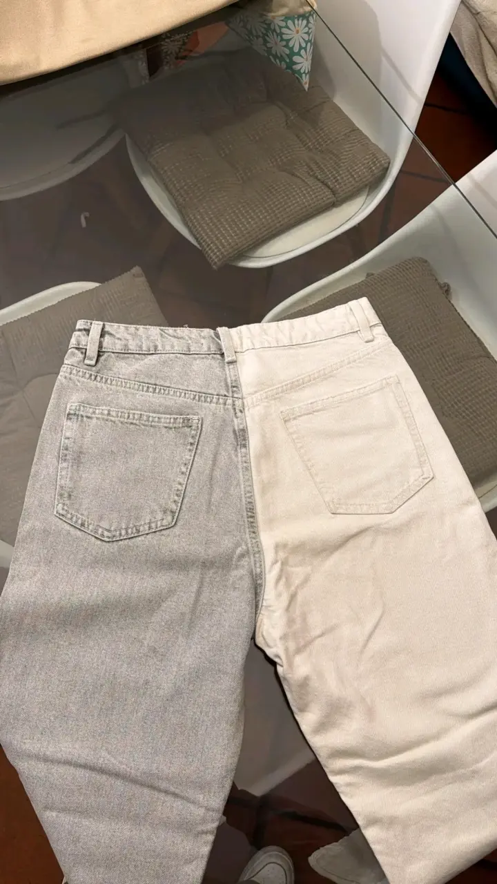 Jeans bicolor - Zara - 2