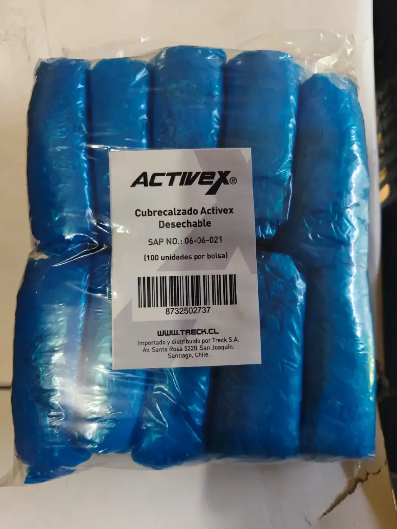 Cubrezapatos desechables Activex 100 unidades