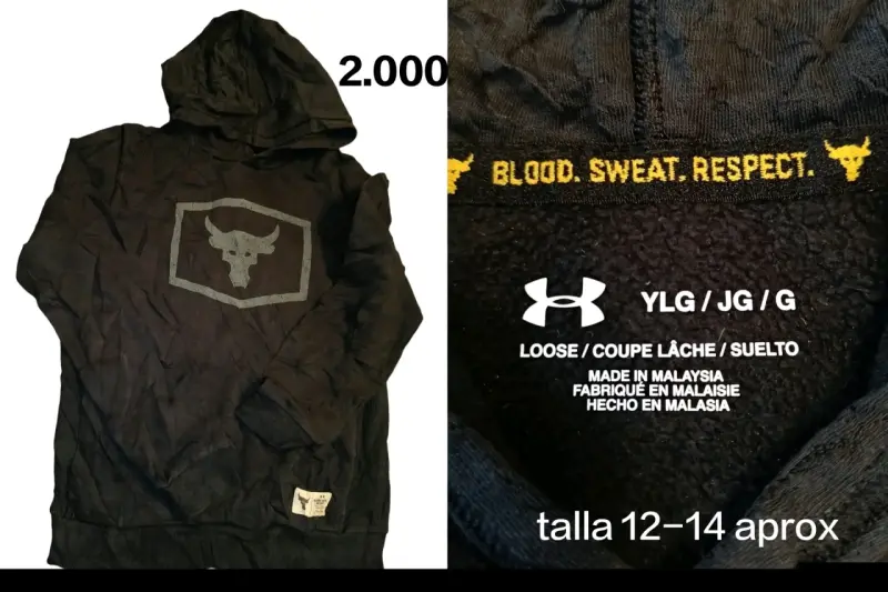 Polerón Under Armour Project Rock talla juvenil - 1
