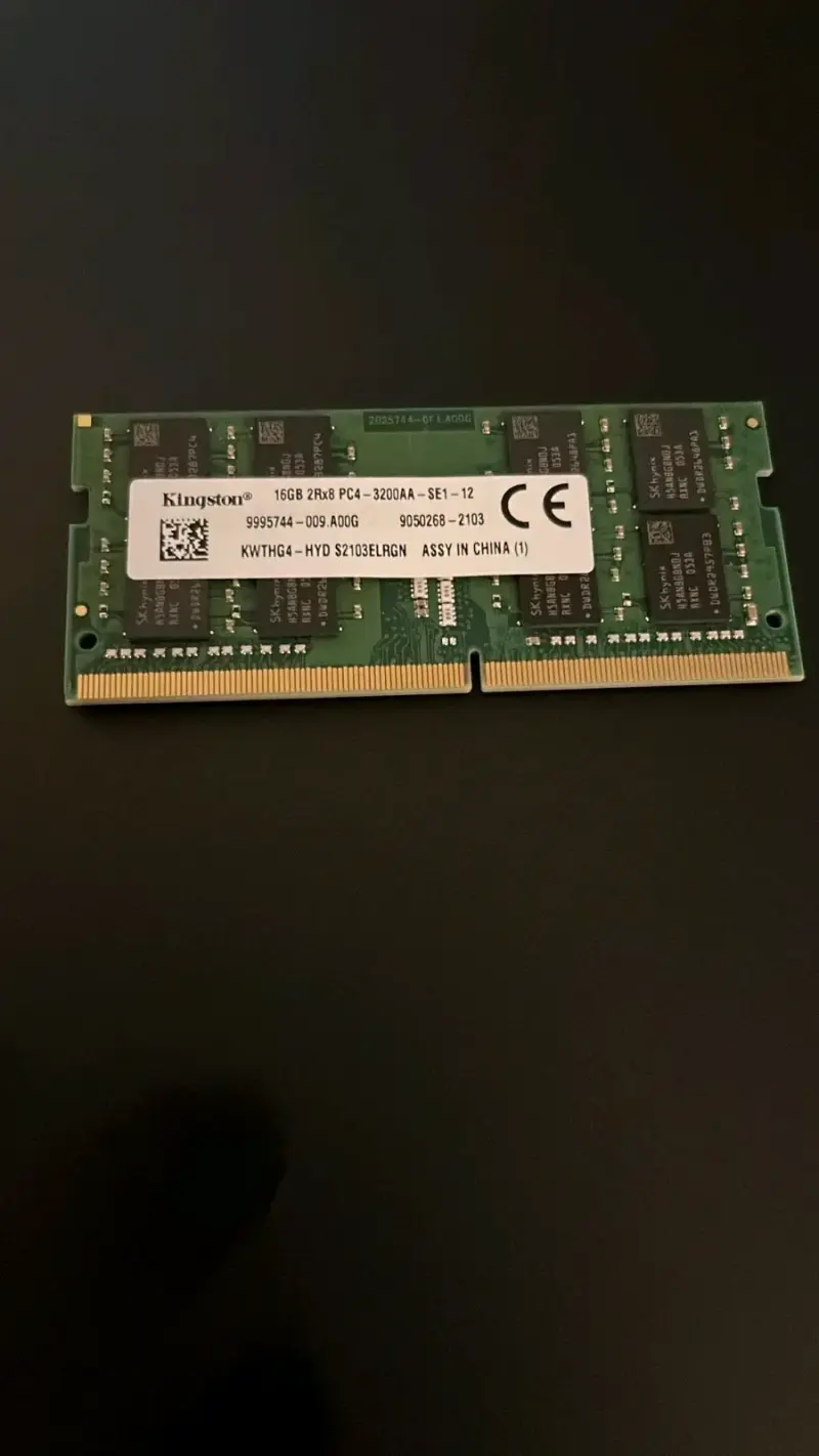 Memoria RAM Kingston 16GB DDR4 3200MHz