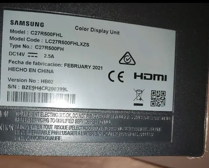 Monitor Curvo Samsung 27'' Full HD 100Hz - 3