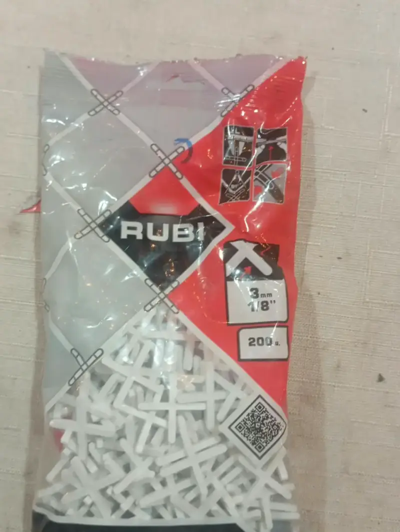 Separadores de Baldosas Rubi 3mm 200 unidades