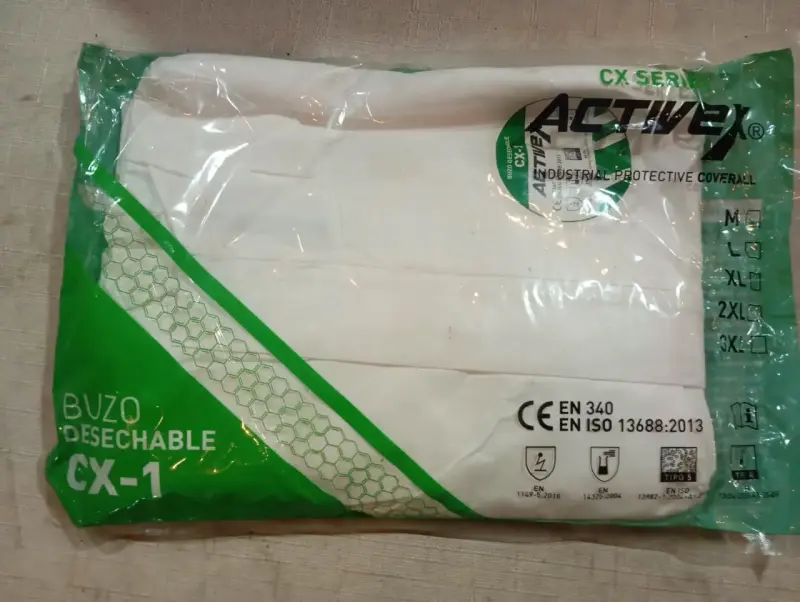 Buzo desechable Active CX-1 talla S