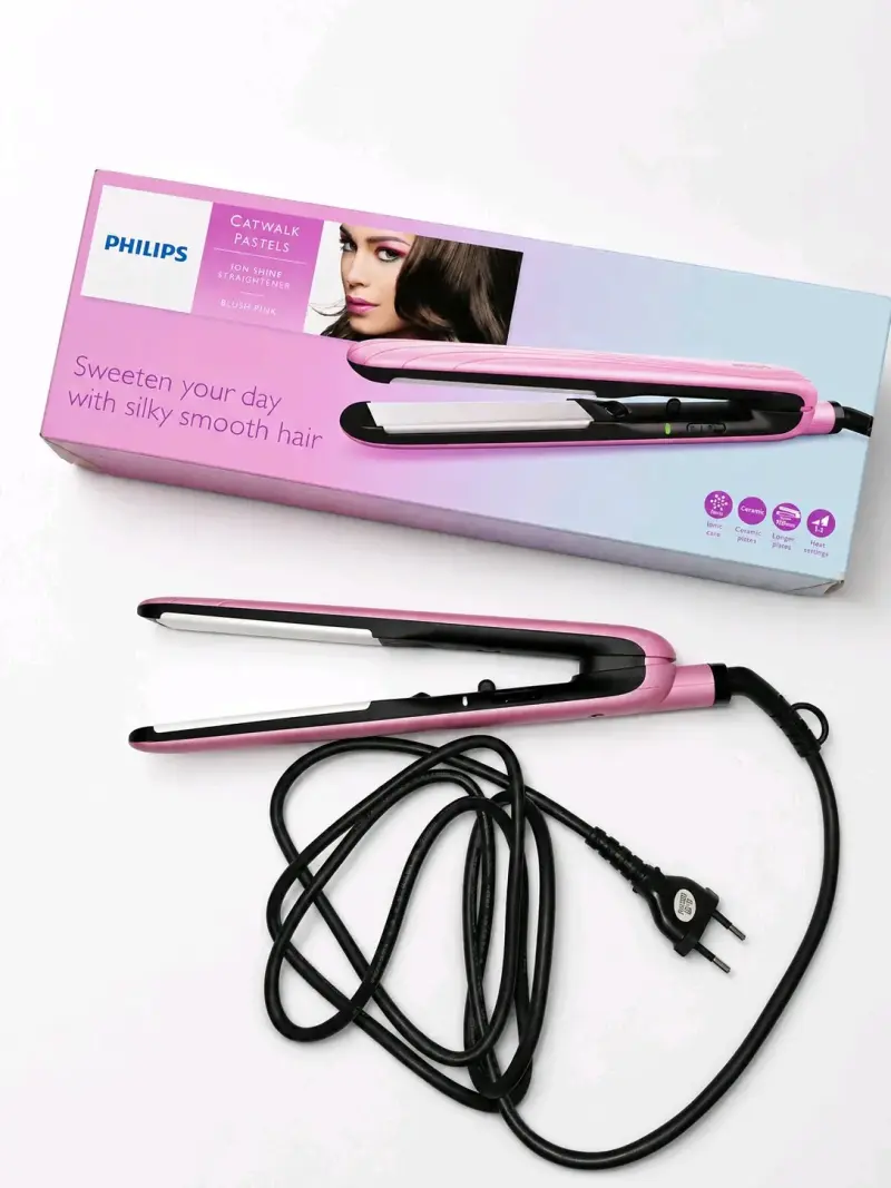 Plancha de Pelo Philips Catwalk Pastels Rosa