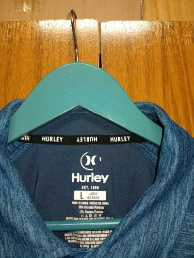 Polera Polo Azul Hurley para Hombre - miniatura 3
