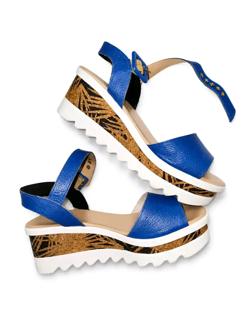 Sandalias de Plataforma Azules para Mujer - 1