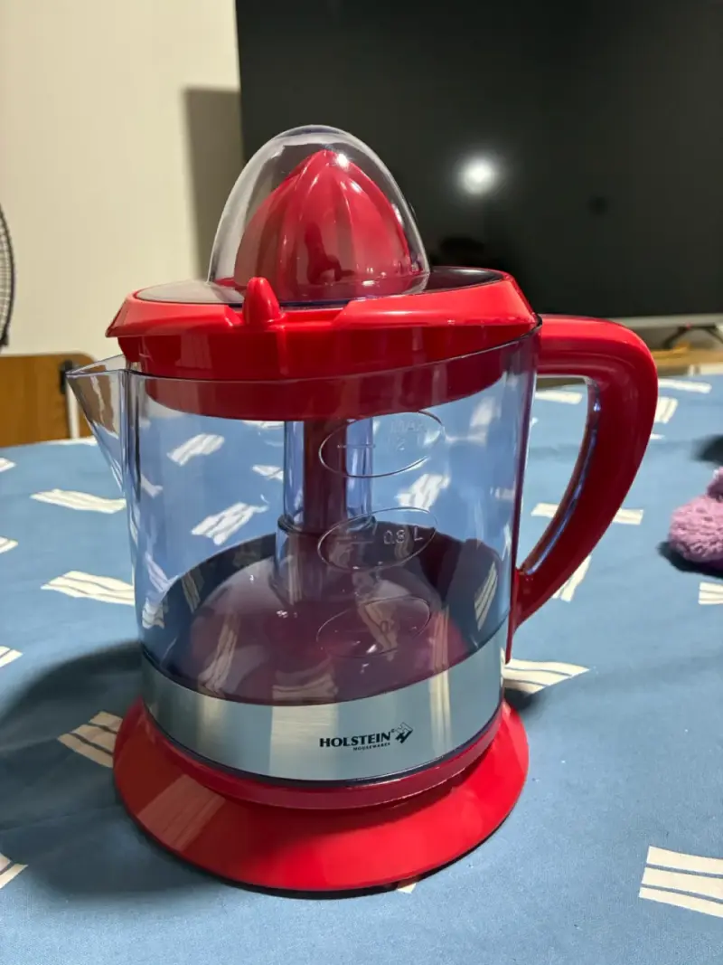 Exprimidor de cítricos Holstein 1.2L rojo - 3