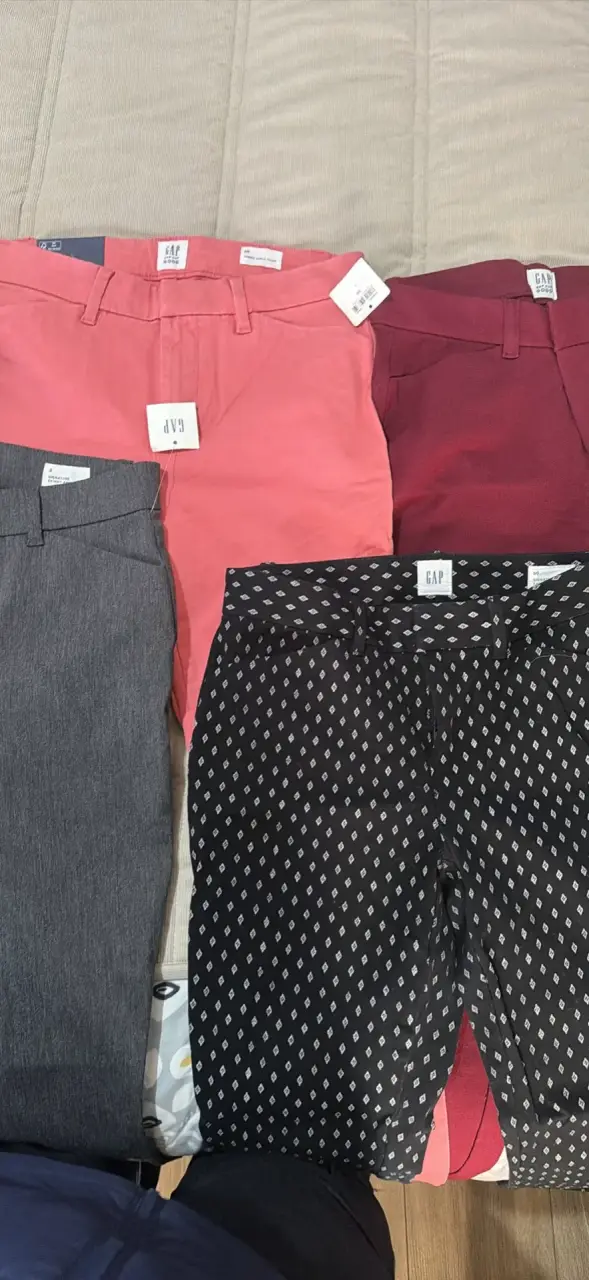 Pantalones GAP de colores mujer talla 36 - 2