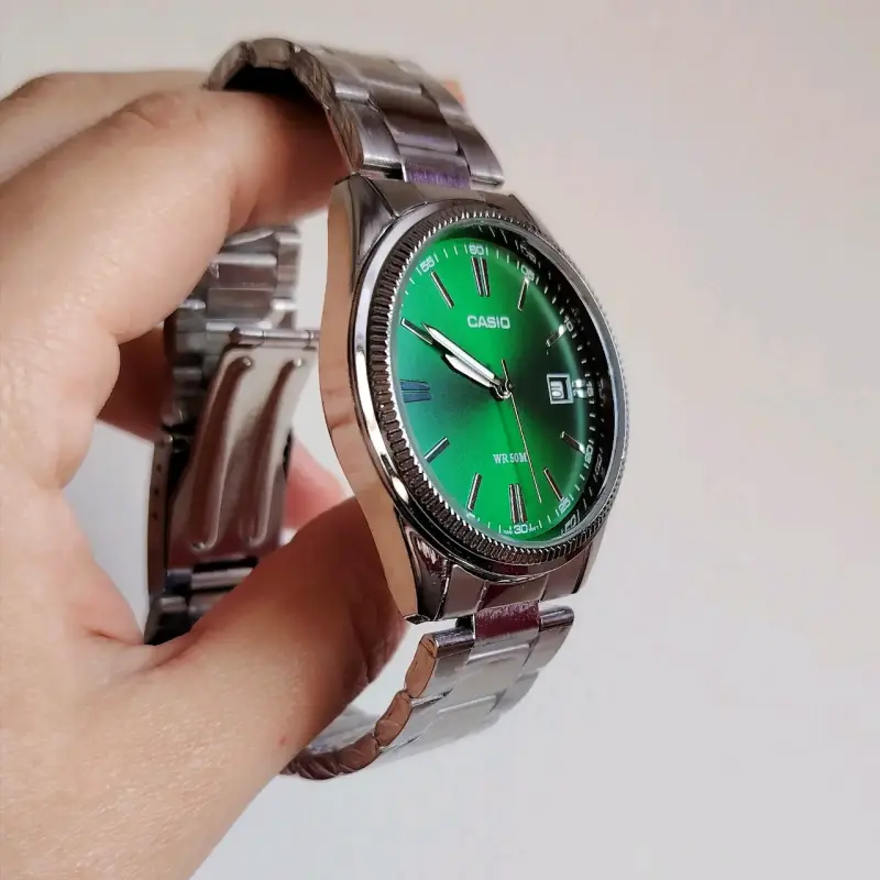 Casio ⌚ Reloj verde hombre - 1
