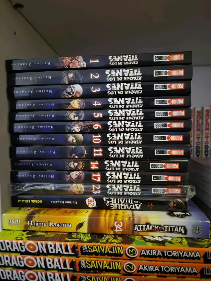 Colección de mangas Ataque a los Titanes