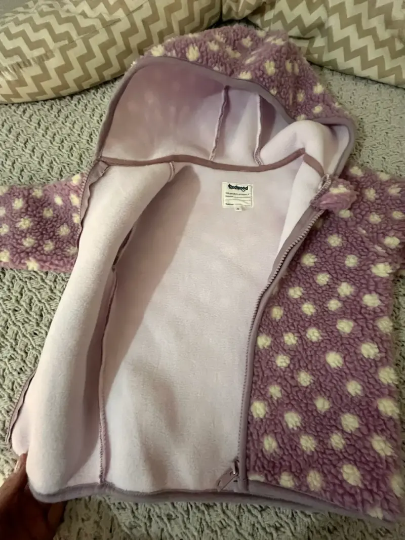 Chaqueta abrigadora para niña Redwood con capucha - 2