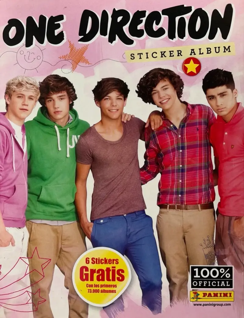 Álbum de stickers One Direction oficial Panini - 1