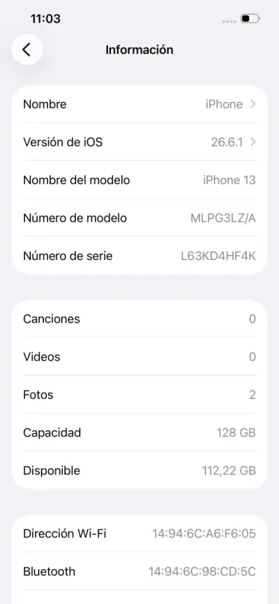 iPhone 13 en excelente estado color blanco - miniatura 6