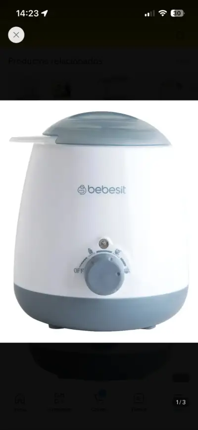Calentador de Mamaderas Bebesit RBX8110 Blanco - miniatura 2