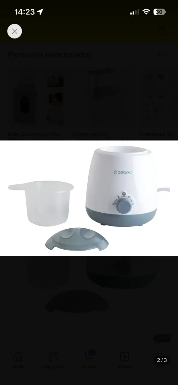 Calentador de Mamaderas Bebesit RBX8110 Blanco - 3