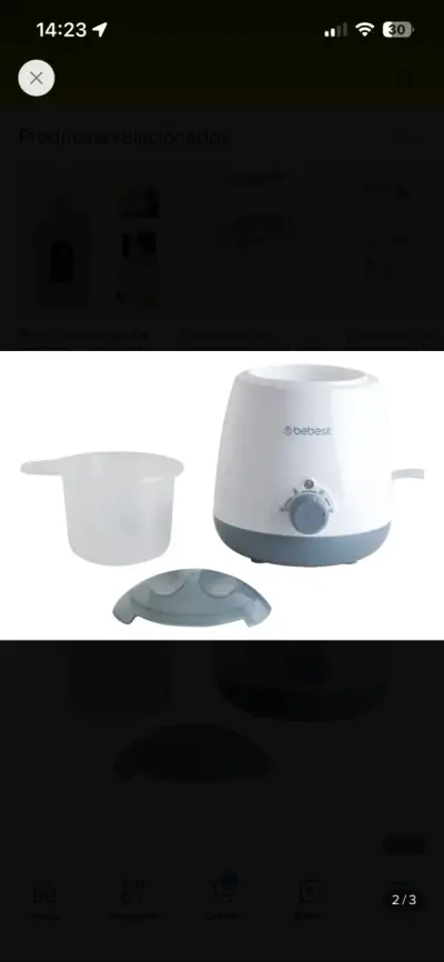 Calentador de Mamaderas Bebesit RBX8110 Blanco - miniatura 3