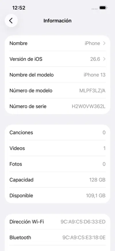 iPhone 13 en buen estado con accesorios incluidos - miniatura 5