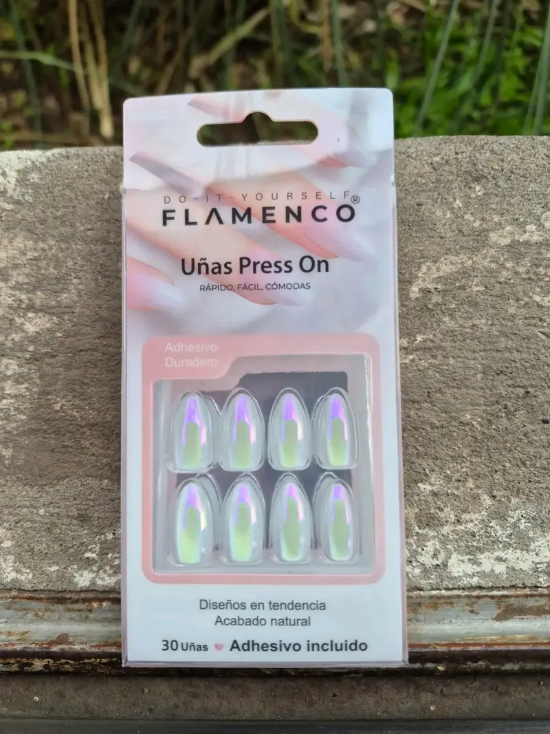 Uñas postizas Flamenco Press On adhesivas - 1