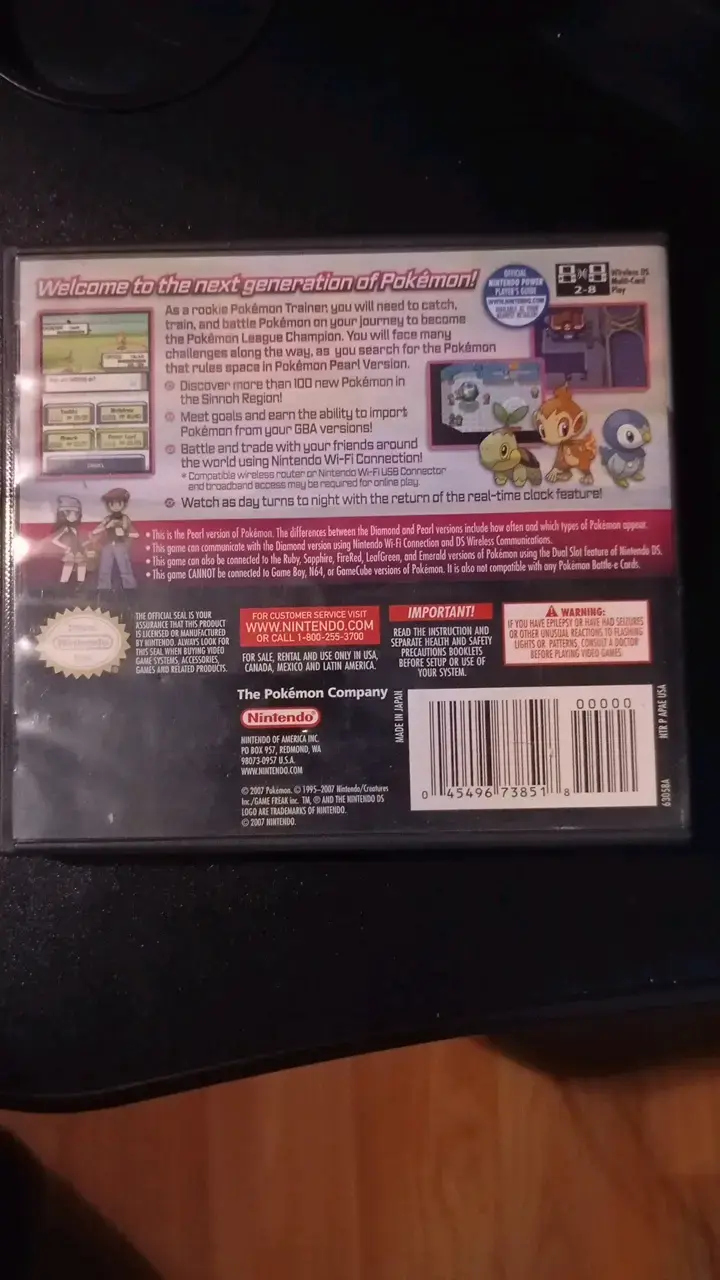 Juego Pokémon Pearl para Nintendo DS - 2