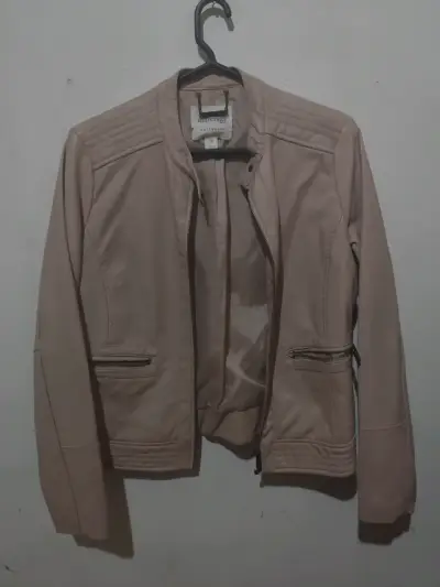 Chaqueta de cuero University para mujer - miniatura 2