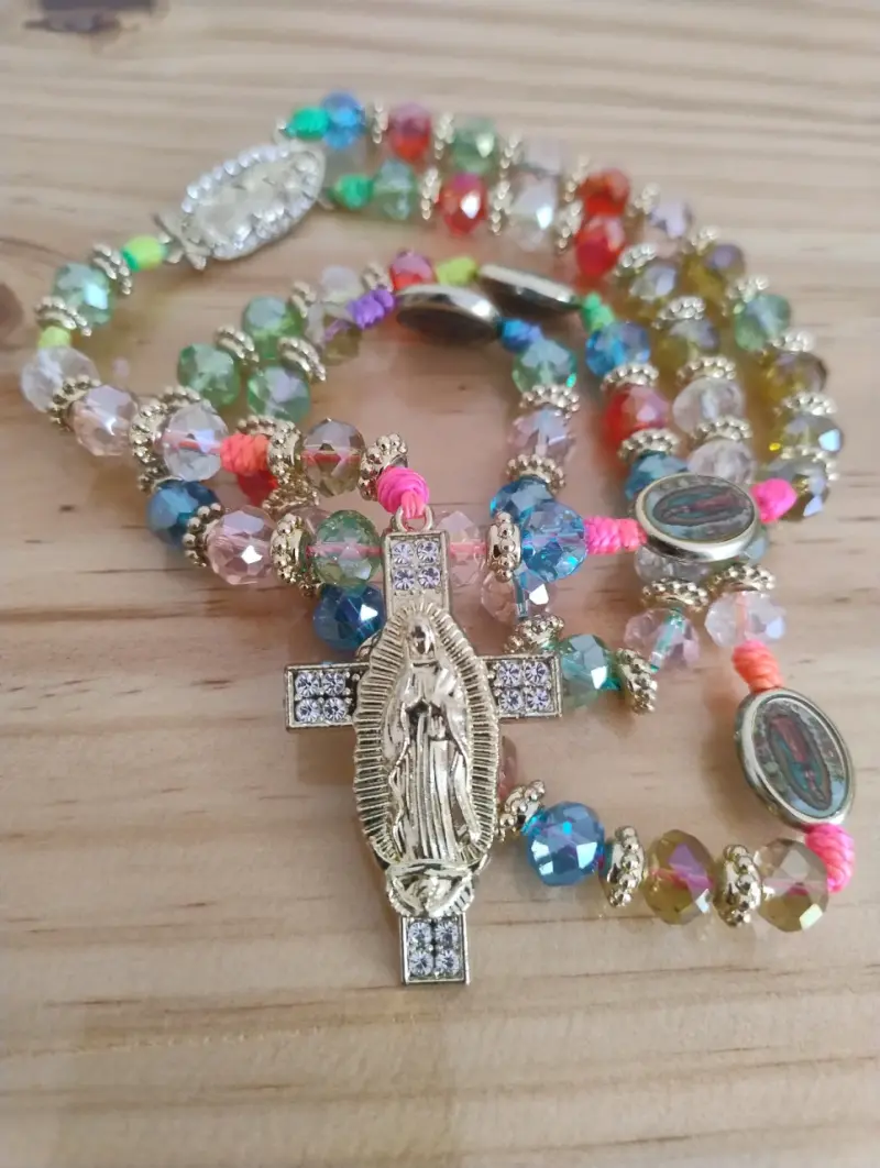 Collar Rosario virgen de Guadalupe - 1