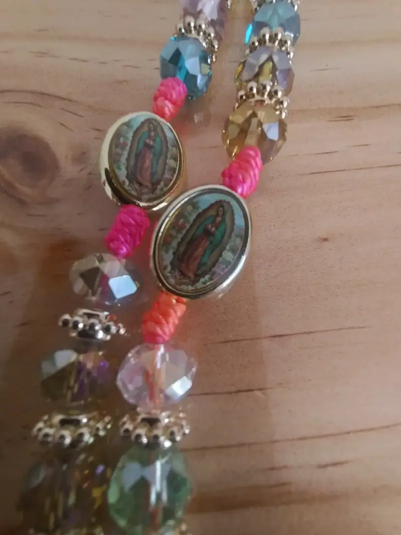 Collar Rosario virgen de Guadalupe - 3