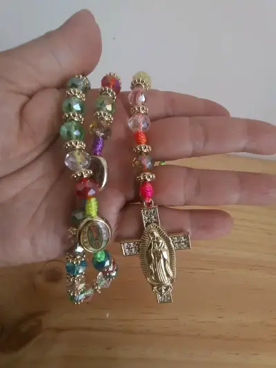 Collar Rosario virgen de Guadalupe - miniatura 4