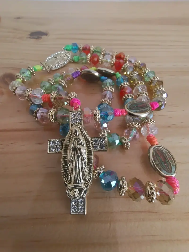 Collar Rosario virgen de Guadalupe - 5