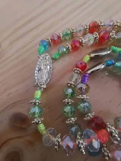 Collar Rosario virgen de Guadalupe - miniatura 6